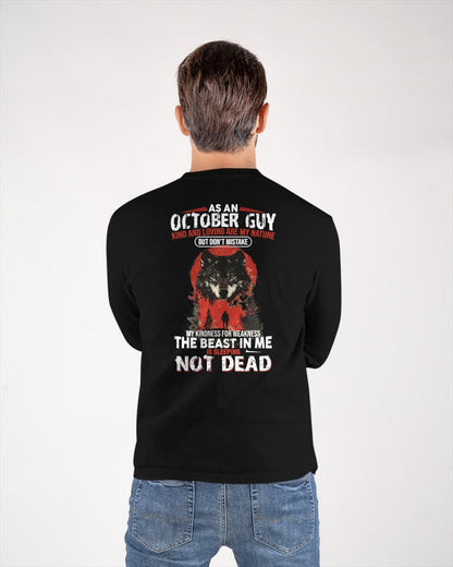 OCTOBER - KIND AND LOVING ARE MY NATURE - BIRTHDAY T-SHIRT FOR MEN - NTTD10 (SKU26T-01-17-10)