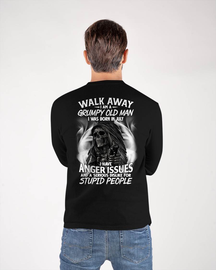 JULY - GRUMPY OLD MAN - BIRTHDAY T-SHIRT FOR MEN - NTTD07 (SKU2602-211-07)