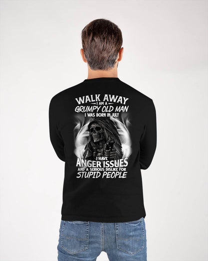 JULY - GRUMPY OLD MAN - BIRTHDAY T-SHIRT FOR MEN - NTTD07 (SKU2602-211-07)