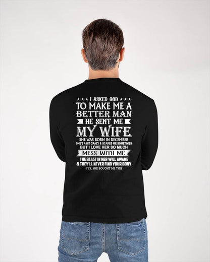 DECEMBER - ASKED GOD TO BE A BETTER MAN - GIFT FROM WIFE - NTTD12 (SKU10-109-12)