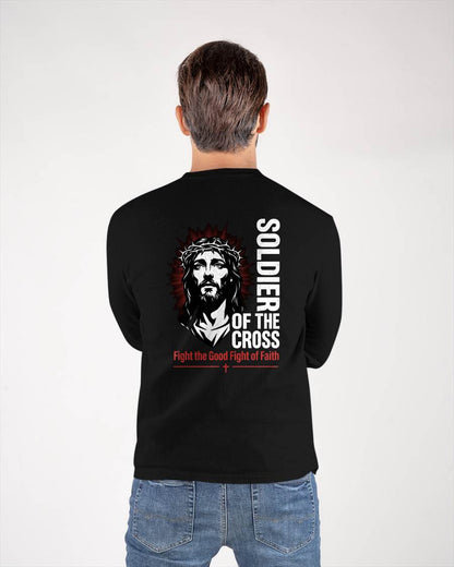 SOLDIER OF THE CROSS  - CHRISTIAN T-SHIRT - FOR MEN NTTD00 (SKU2608-133)
