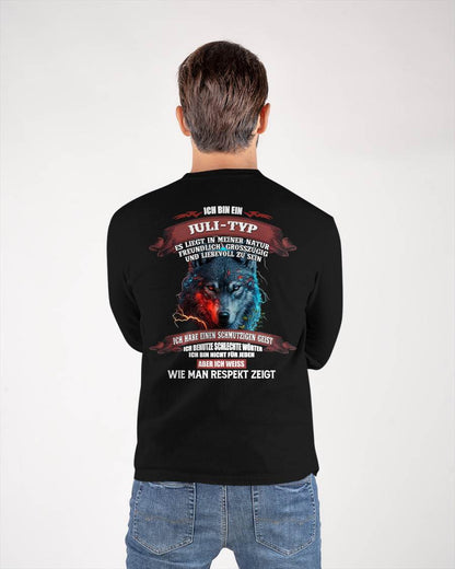 JULI - ICH WEISS, WIE MAN RESPEKT ZEIGT – GEBURTSTAGS-T-SHIRT FÜR MÄNNER - NTTD07 (SKU2605-219-07)