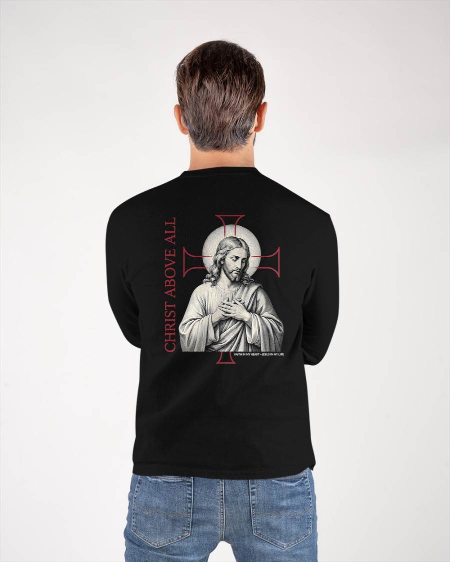 CHRIST ABOVE ALL  - CHRISTIAN T-SHIRT - FOR MEN NTTD00 (SKU2608-137)