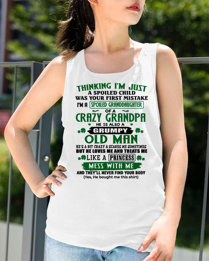 SPOILED GRANDDAUGHTER - GIFT FROM GRANDPA - NTTD00 (SKU2602-118-00)