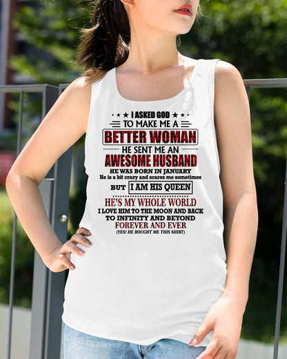 JANUARY - GOD SENT ME AN AWESOME HUSBAND - GIFT FROM HUSBAND - NTTD01 (SKU12-321-01)