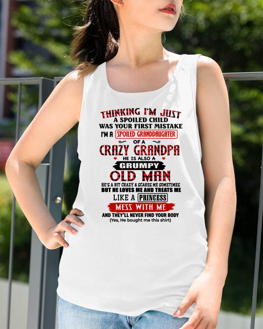 SPOILED GRANDDAUGHTER - GIFT FROM GRANDPA - NTTD00 (SKU2602-117-00)