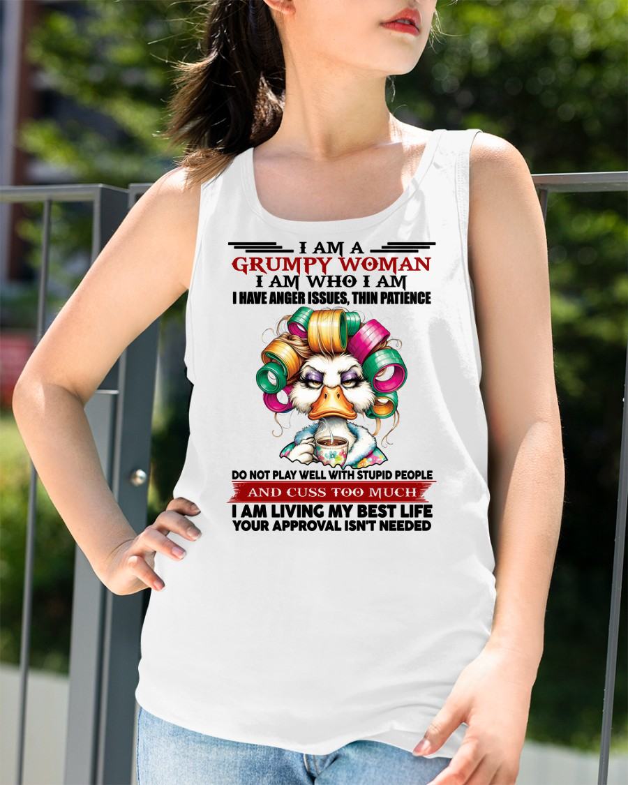 GRUMPY WOMAN - BIRTHDAY SHIRT FOR WOMEN - NTTD00 (SKU26T-01-22-00)