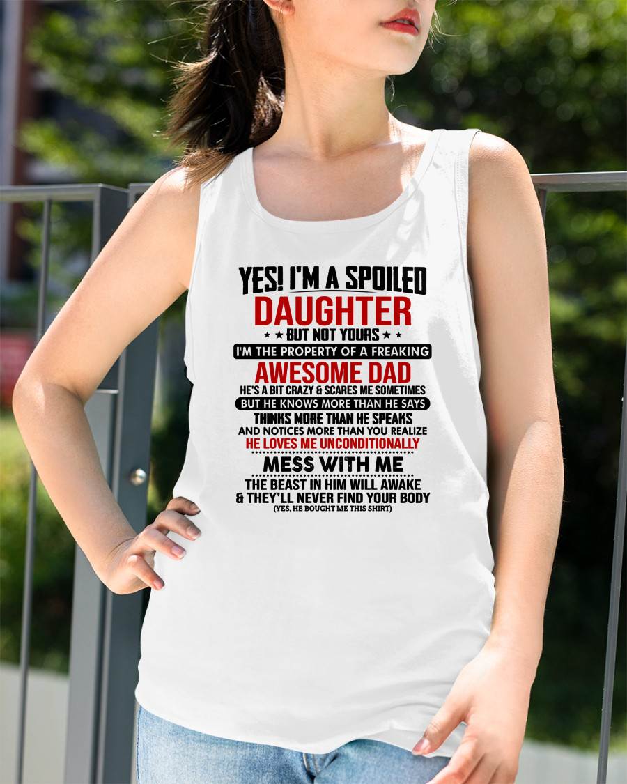 YES! I'M SPOILED DAUGHTER - GIFT FROM DAD - NTTD00 (SKU2607-257-00)