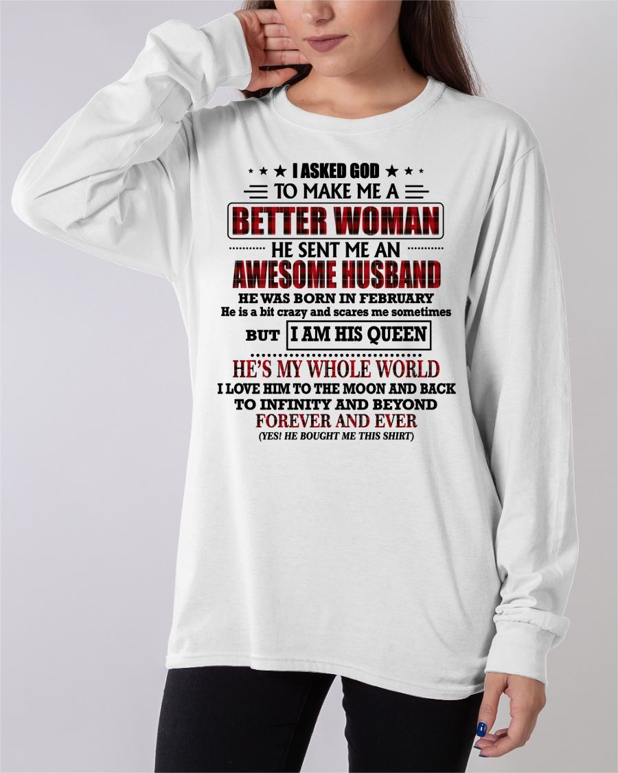 FEBRUARY - GOD SENT ME AN AWESOME HUSBAND - GIFT FROM HUSBAND - NTTD02 (SKU12-321-02)