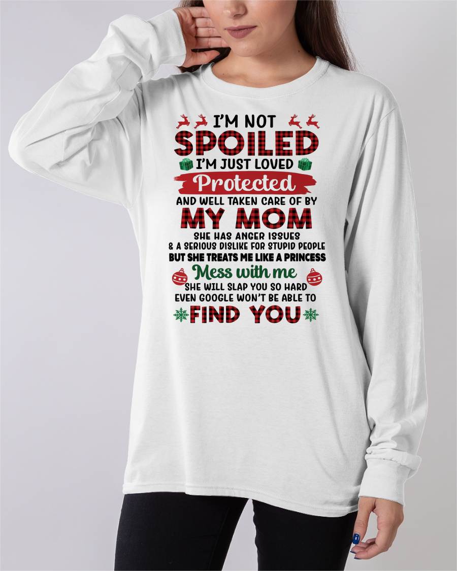TO MY DAUGHTER - SPOILED DAUGHTER - PERFECT CHRISTMAS GIFT FOR DAUGHTER - GIFT FROM MOM - NTTD00 (SKU11-20-00)