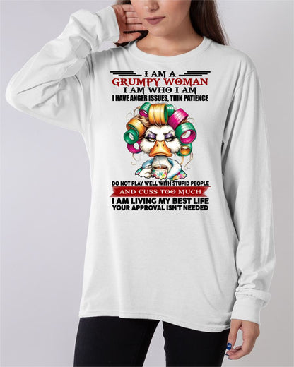 GRUMPY WOMAN - BIRTHDAY SHIRT FOR WOMEN - NTTD00 (SKU26T-01-22-00)