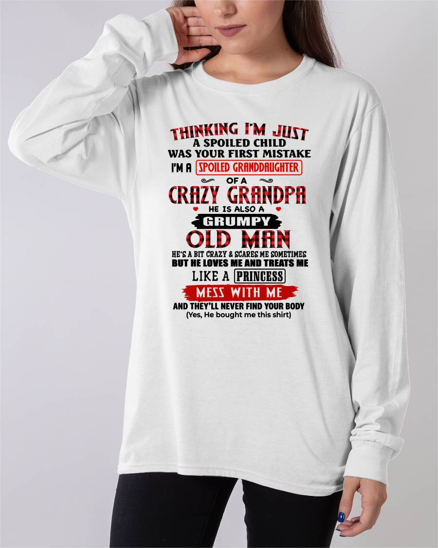 SPOILED GRANDDAUGHTER - GIFT FROM GRANDPA - NTTD00 (SKU2602-117-00)