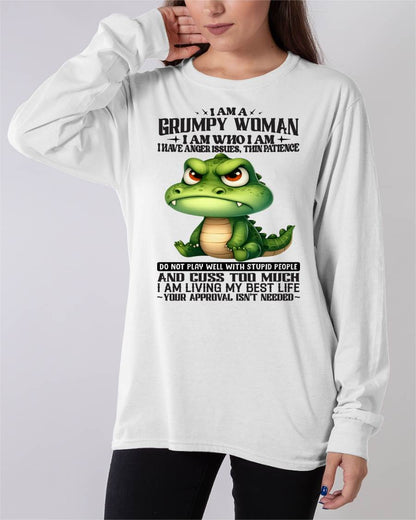 GRUMPY WOMAN - BIRTHDAY SHIRT FOR WOMEN - NTTD00 (SKU2602-183-00)