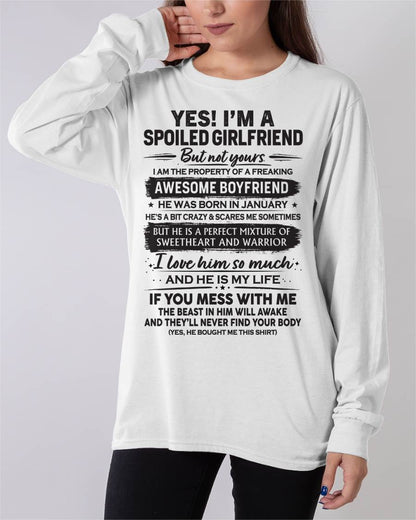 JANUARY - SPOILED GIRLFRIEND - GIFT FROM GIRLFRIEND/WIFE - NTTD01 (SKU26T-01284-01)