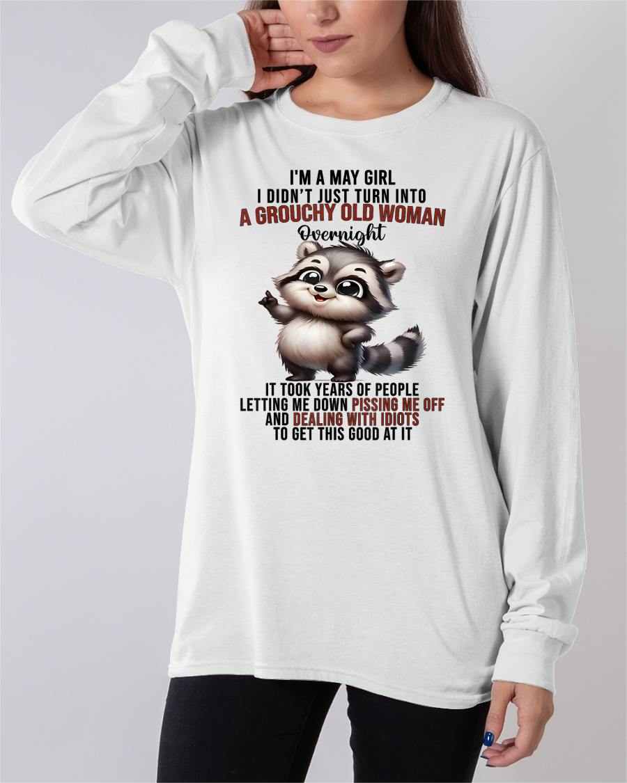 MAY - GROUCHY WOMAN - BIRTHDAY T-SHIRT FOR WOMEN - NTTD05 (SKU2602-180-05)