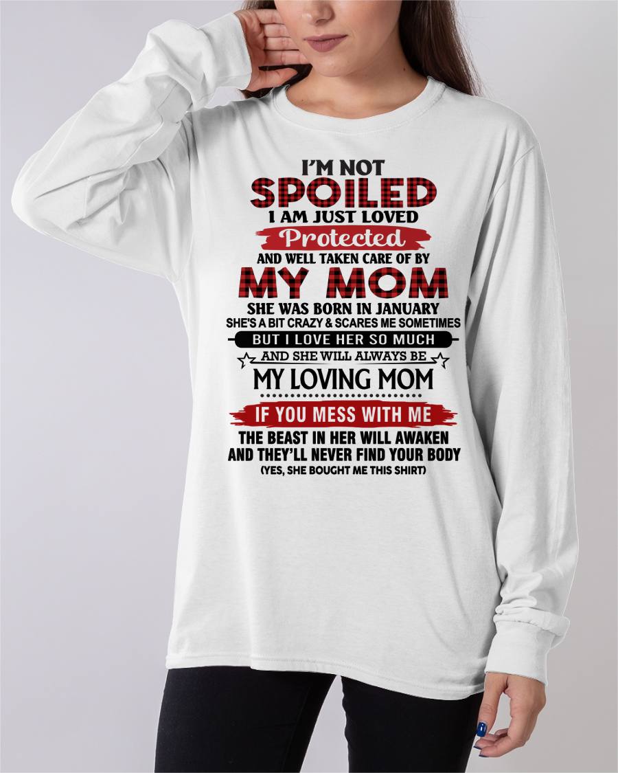 JANUARY - PROTECTED BY MY MOM - PERFECT GIFT FOR YOUR CHILDREN - GIFT FROM MOM - NTTD01 (SKU2602-95-01)