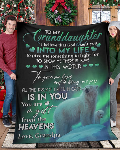 TO MY DAUGHTER - GIFT FOR DAUGHTER - Sherpa Fleece Quilt Blanket (SKUB10-88)