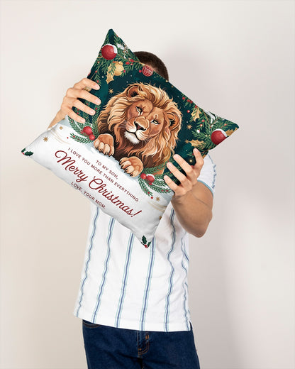 TO MY SON - CHRISTMAS PILLOW – PERFECT GIFT FROM MOM