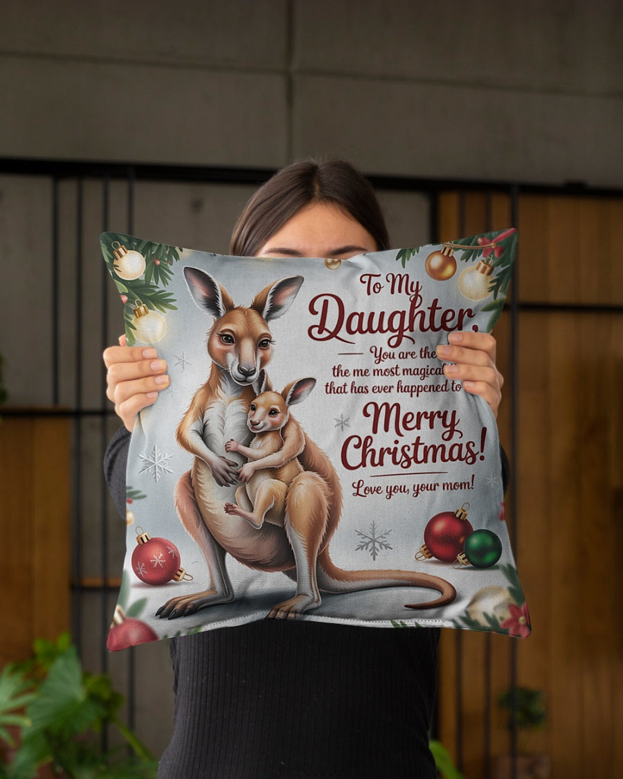 TO MY DAUGHTER- CHRISTMAS PILLOW – PERFECT GIFT FROM MOM