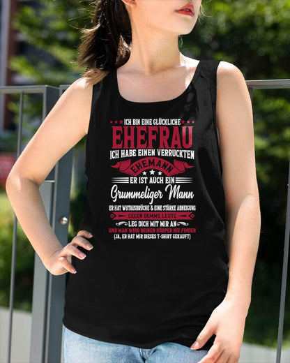 PERFEKTES T-SHIRT FÜR MEINE GLÜCKLICHE FRAU – GESCHENK VON IHREM EHEMANN - NTTD00 (SKU10-160-00)