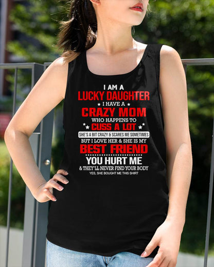 I'M A LUCKY DAUGHTER - PERFECT GIFT FOR YOUR DAUGHTER - GIFT FROM MOM - NTTD00 (SKU12-241-00)