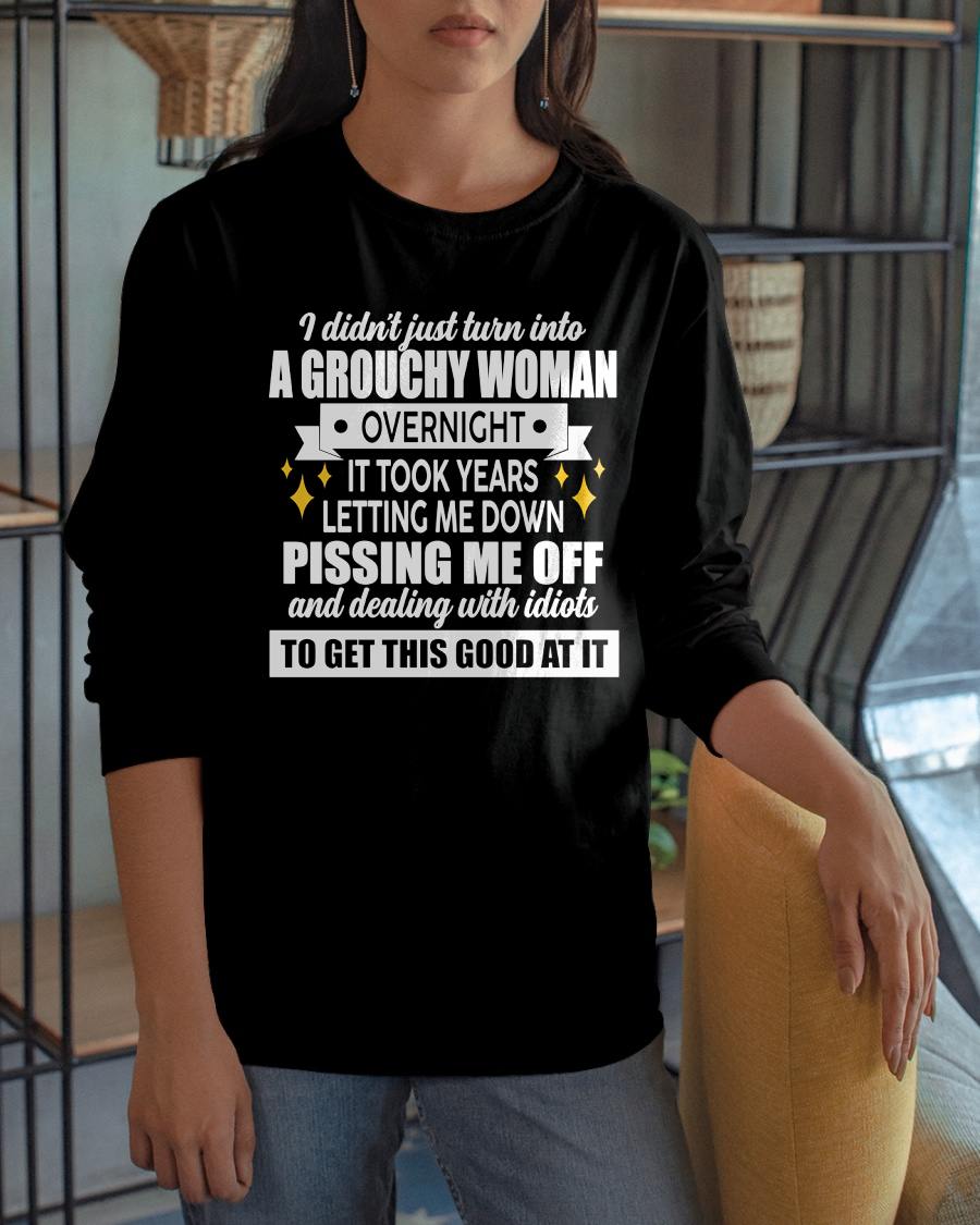 GROUCHY WOMAN - BIRTHDAY T-SHIRT FOR WOMEN - NTTD00 (SKU2602-181-00)