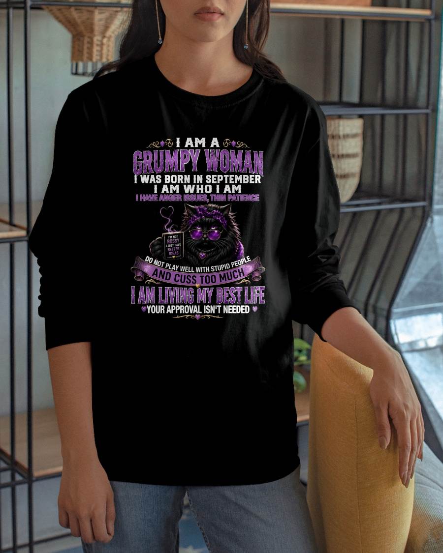 SEPTEMBER - I AM WHO I AM - BIRTHDAY T-SHIRT FOR WOMEN - NTTD09 (SKU2607-280-09)