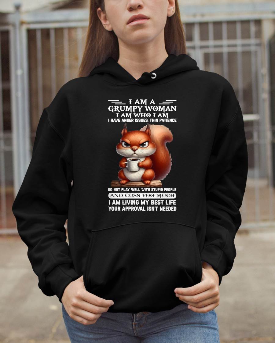 GRUMPY WOMAN - BIRTHDAY T-SHIRT FOR WOMEN - NTTD00 (SKU2602-157-00)