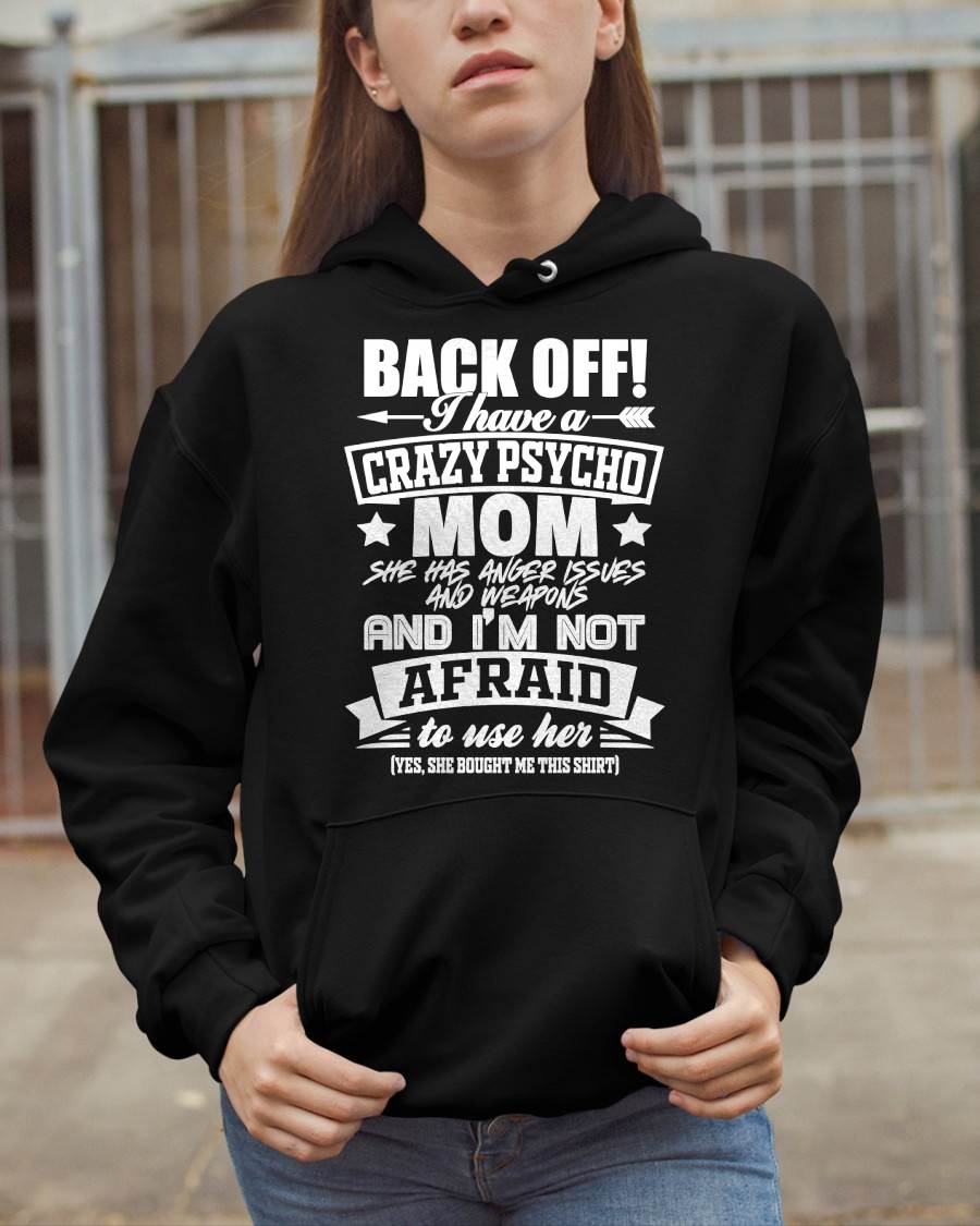 I HAVE A CRAZY MOM - PERFECT GIFT FOR YOUR DAUGHTER - GIFT FROM MOM - NTTD00 (SKU12-245)