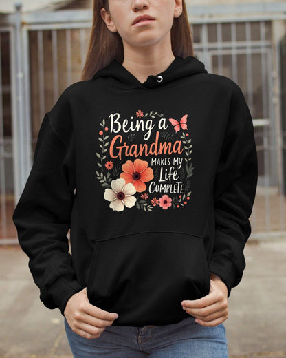 Being a Grandma MAKES MY Life COMPLETE - GRANDMA T-SHIRT - NTTD00 (SKU2608-275)