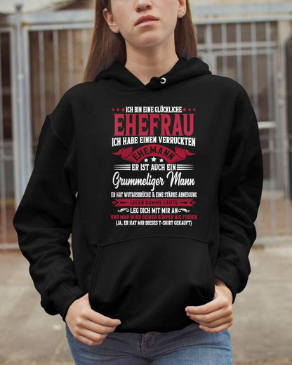 PERFEKTES T-SHIRT FÜR MEINE GLÜCKLICHE FRAU – GESCHENK VON IHREM EHEMANN - NTTD00 (SKU10-160-00)