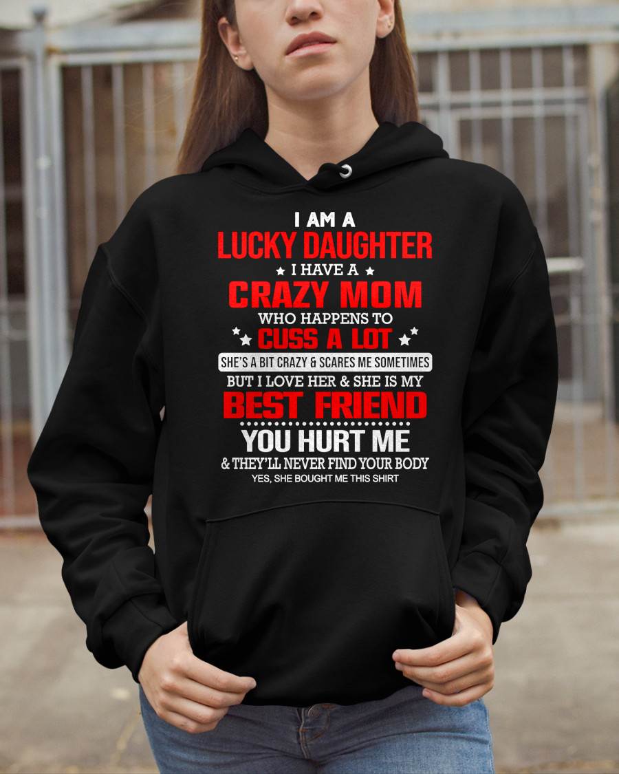 I'M A LUCKY DAUGHTER - PERFECT GIFT FOR YOUR DAUGHTER - GIFT FROM MOM - NTTD00 (SKU12-241-00)