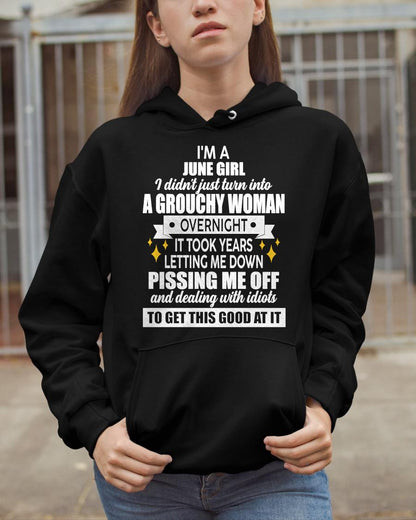 JUNE - GROUCHY WOMAN - BIRTHDAY T-SHIRT FOR WOMEN - NTTD06 (SKU2602-181-06)