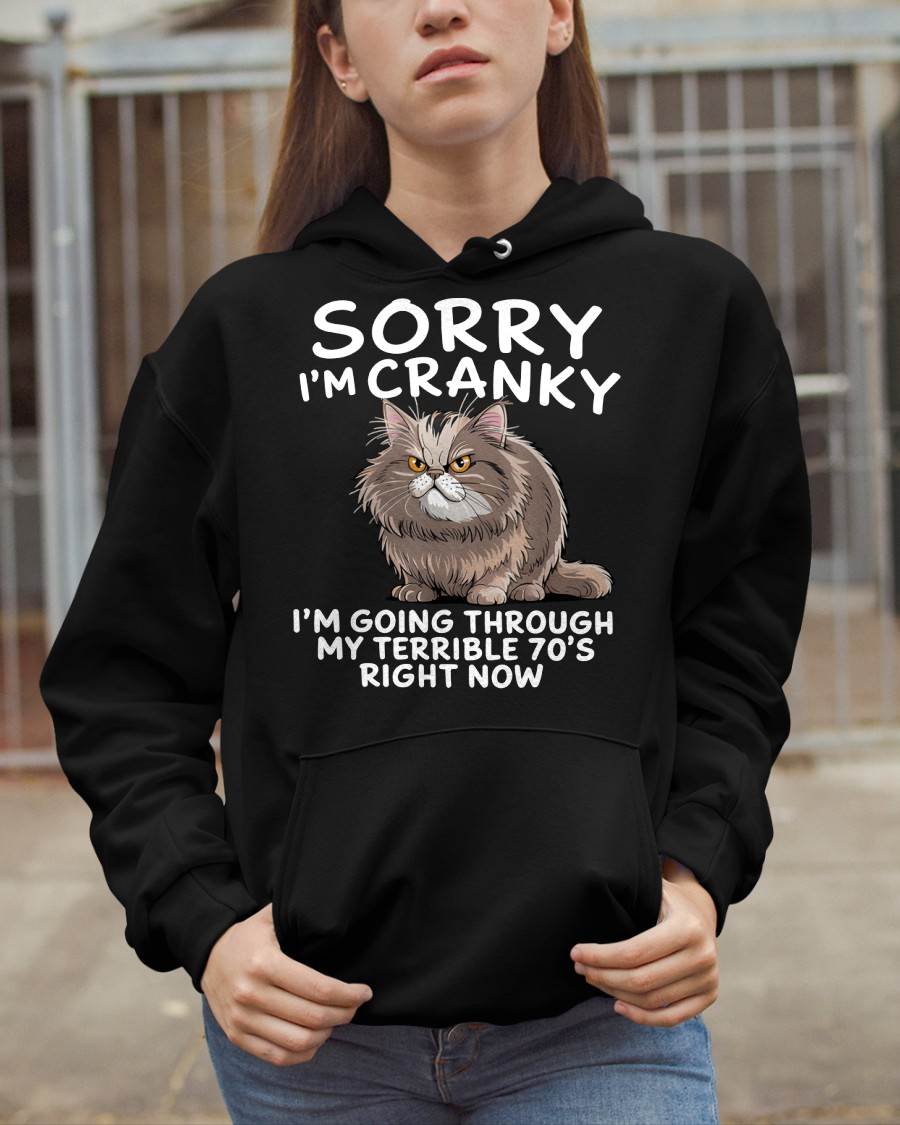 SORRY I AM CRANKY - BIRTHDAY SHIRT FOR WOMEN - NTTD00 (SKU12-248)