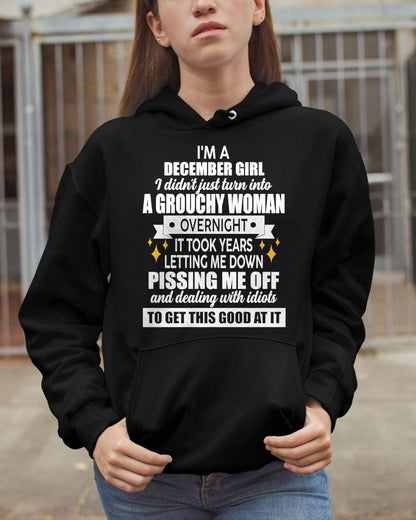 DECEMBER - GROUCHY WOMAN - BIRTHDAY T-SHIRT FOR WOMEN - NTTD12 (SKU2602-181-12)