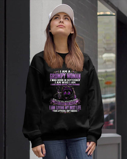 SEPTEMBER - I AM WHO I AM - BIRTHDAY T-SHIRT FOR WOMEN - NTTD09 (SKU2607-280-09)