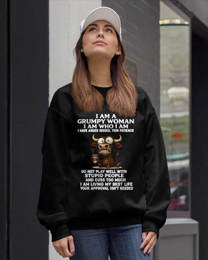 GRUMPY WOMAN - BIRTHDAY T-SHIRT FOR WOMEN - NTTD00 (SKU2602-151-00)