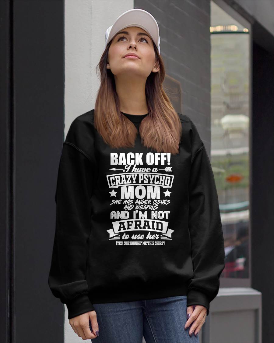 I HAVE A CRAZY MOM - PERFECT GIFT FOR YOUR DAUGHTER - GIFT FROM MOM - NTTD00 (SKU12-245)