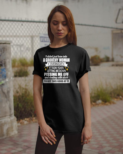 GROUCHY WOMAN - BIRTHDAY T-SHIRT FOR WOMEN - NTTD00 (SKU2602-181-00)