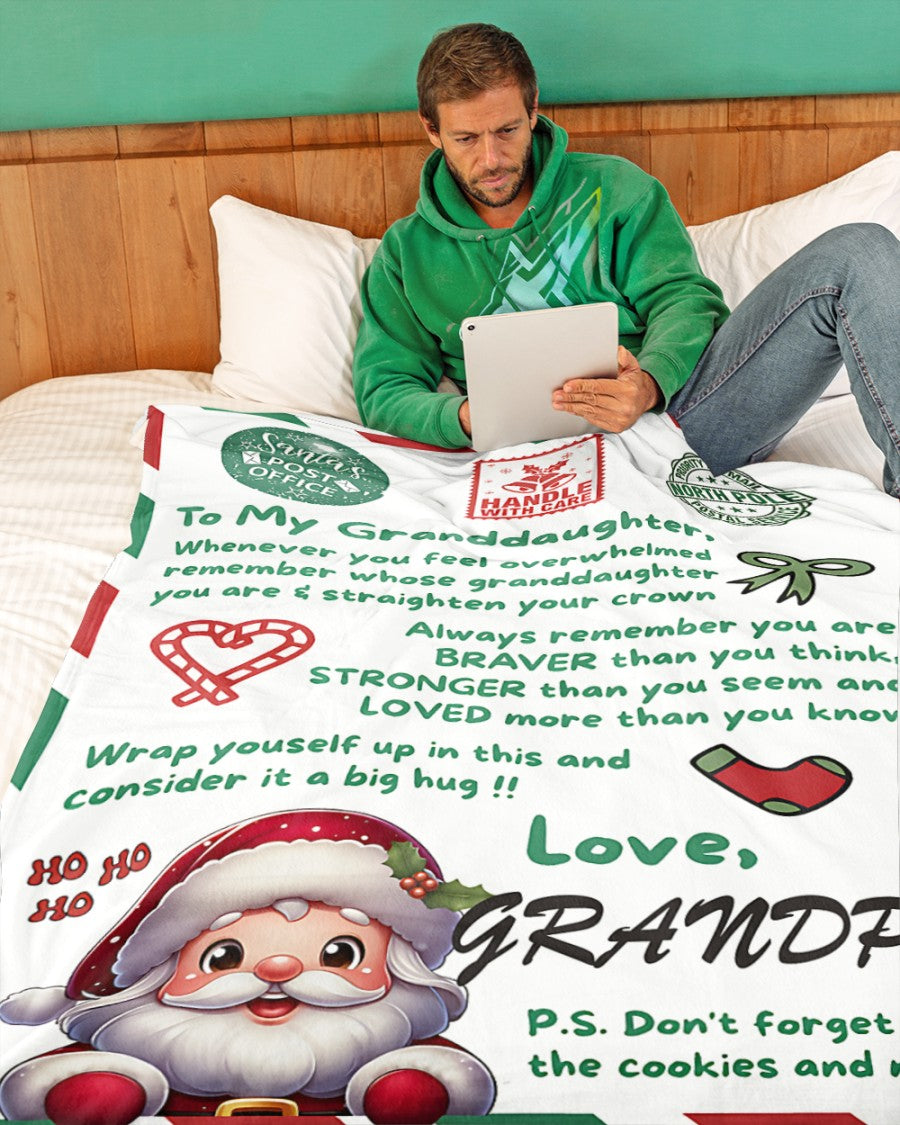 BLANKET FOR GRANDDAUGHTER – COMFORT & WARMTH GIFT  Sherpa Fleece Blanket NTTD00 (SKUB10-181)