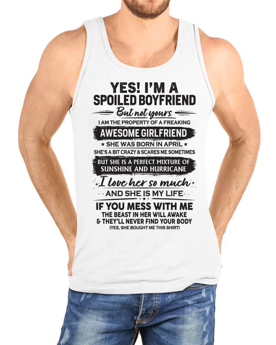 APRIL - I'M A SPOILED BOYFRIEND - GIFT FROM WIFE/GIRLFRIEND - NTTD04 (SKU26T-01250-04)