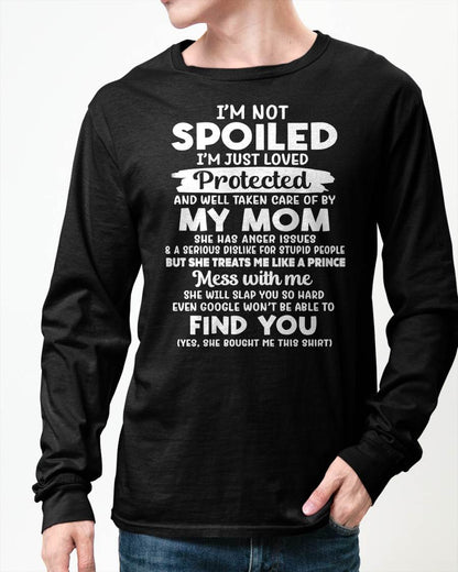 SPOILED SON - PERFECT GIFT FOR YOUR SON - GIFT FROM MOM - NTTD00 (SKU11-31-00)