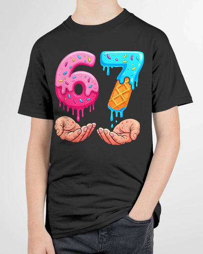 ICE CREAM 6 7 - UNISEX MEME T-SHIRT - NTTD00