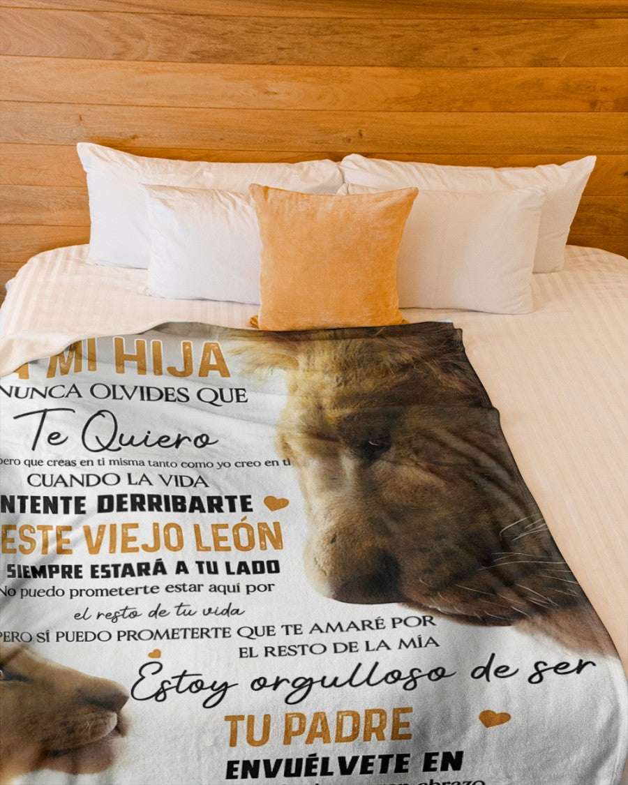 Manta para Hija – Regalo de Consuelo y Calidez de Papá Manta Acolchada de Forro Polar Sherpa NTTDsp (SKUB12-33)