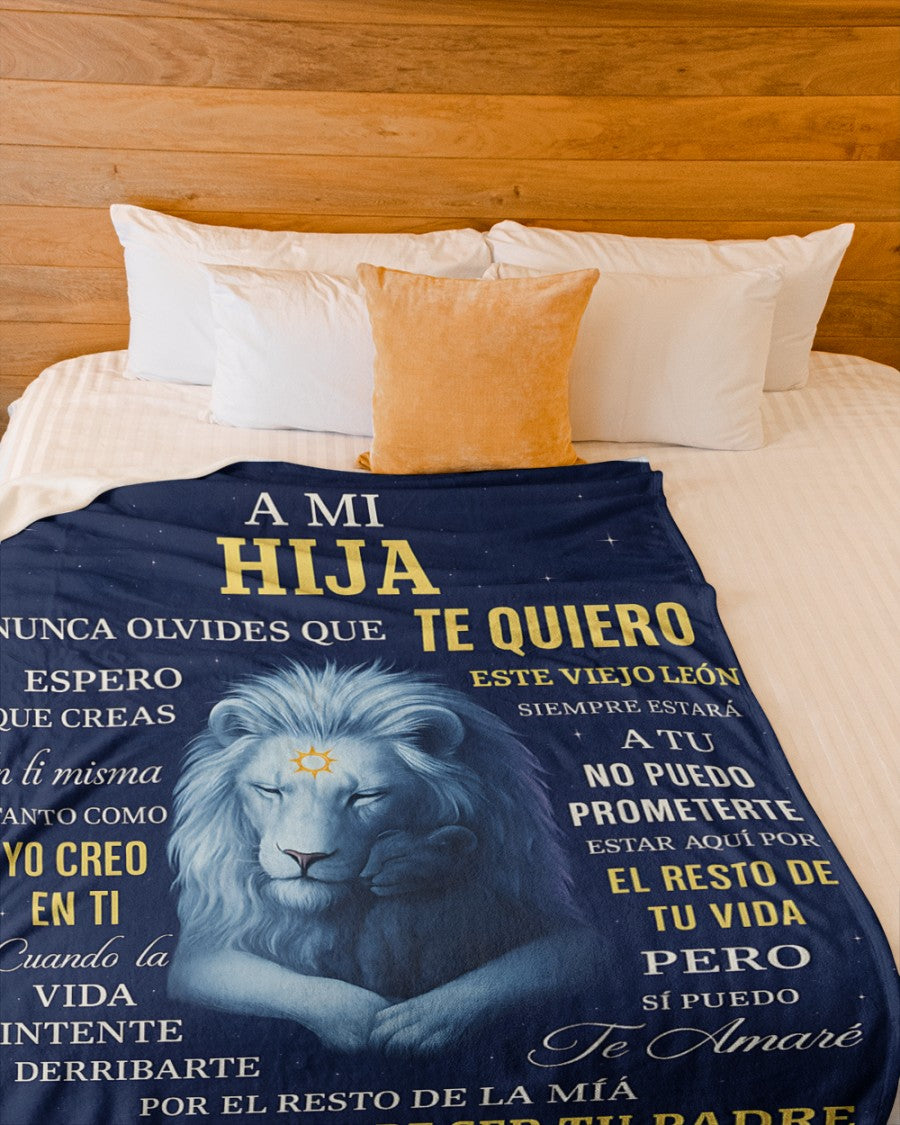 Manta para Hija – Regalo de Consuelo y Calidez de Papá Manta Acolchada de Forro Polar Sherpa NTTDsp (SKUB11-70)