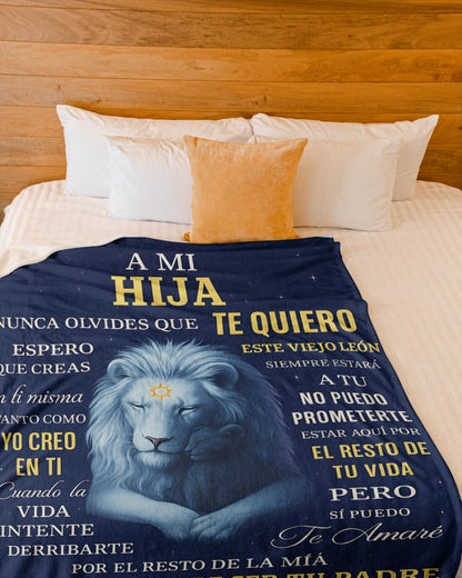 Manta para Hija – Regalo de Consuelo y Calidez de Papá Manta Acolchada de Forro Polar Sherpa NTTDsp (SKUB11-70)