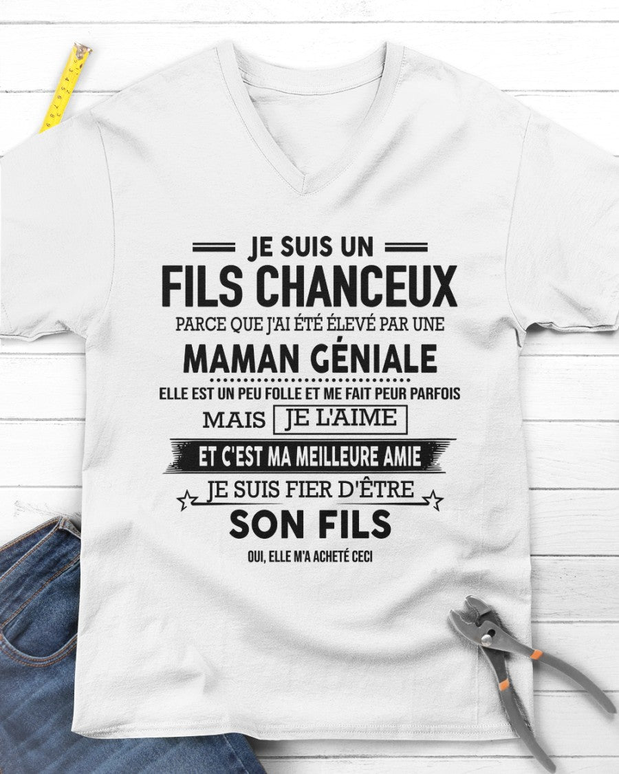 JE SUIS UN FILS GÂTÉ – CADEAU DE MAMAN INCROYABLE - frNTTD00 (SKU2602-142-00)