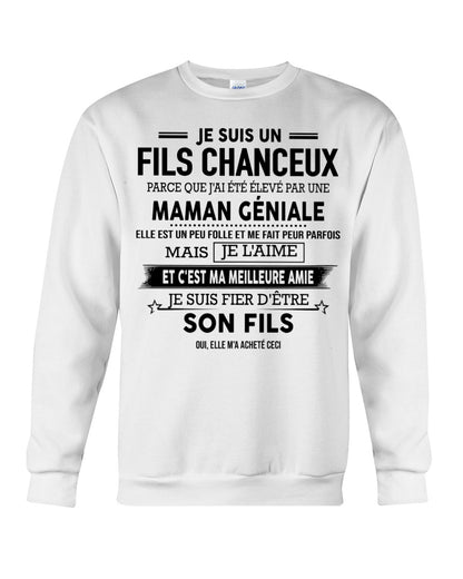 JE SUIS UN FILS GÂTÉ – CADEAU DE MAMAN INCROYABLE - frNTTD00 (SKU2602-142-00)