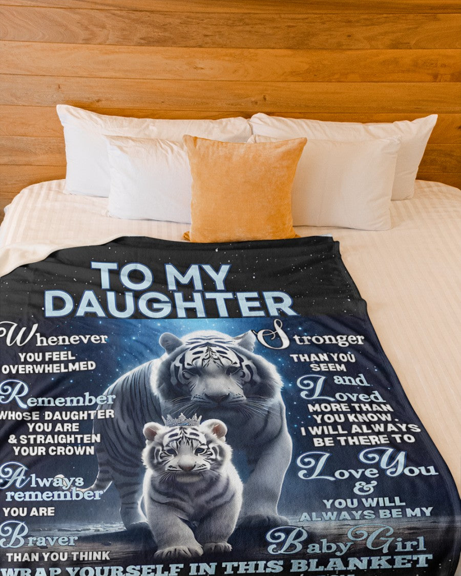 BLANKET FOR DAUGHTER – COMFORT & WARMTH GIFT FROM MOM Sherpa Fleece Quilt Blanket NTTD00 (SKUB12-153)