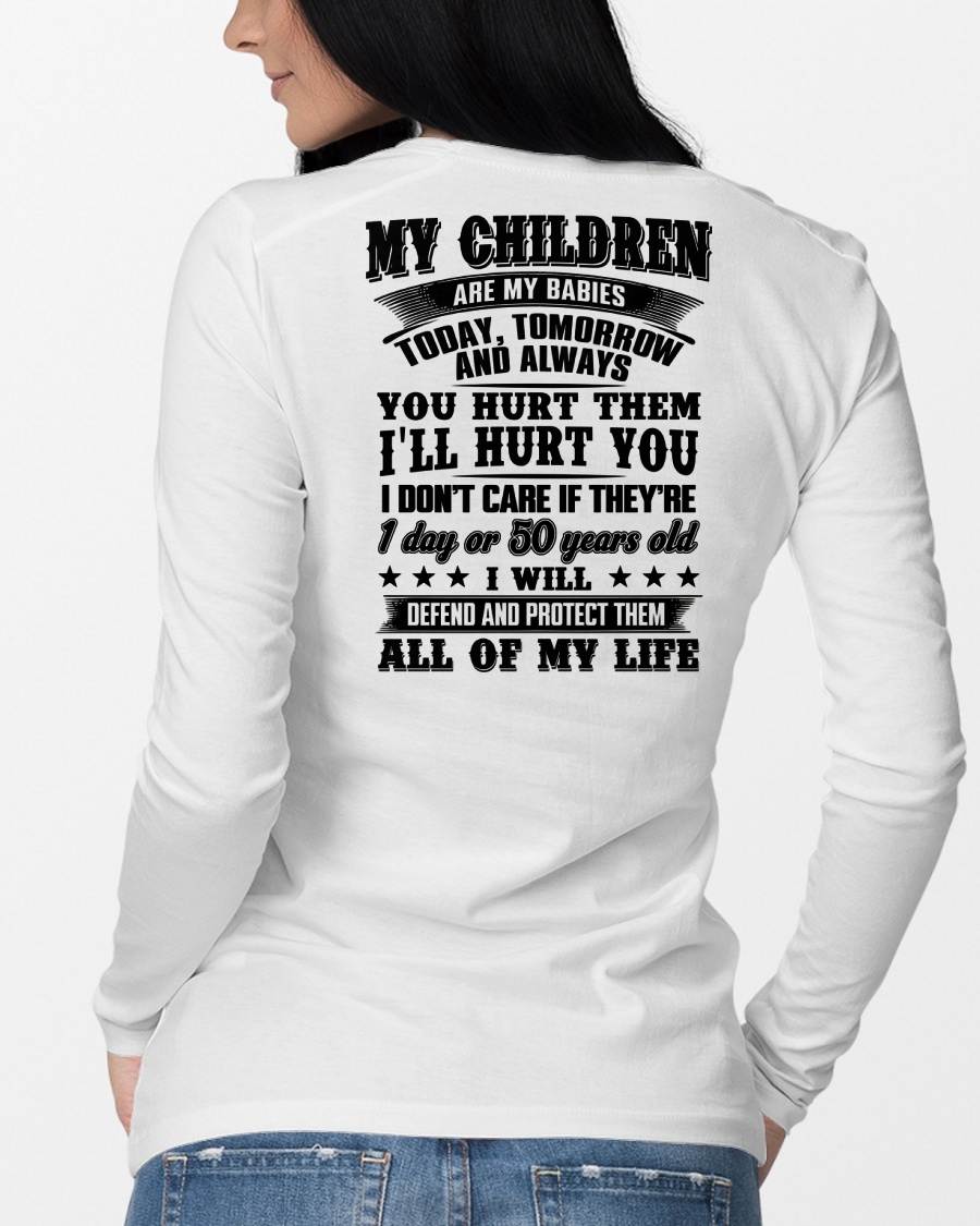 MY CHILDREN ARE MY BABY - T-SHIRT FOR MOM - NTTD00 (SKU12-274)